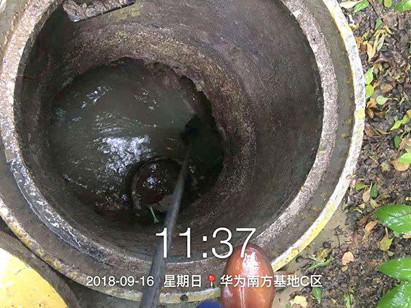 东莞华为清理隔油池案...